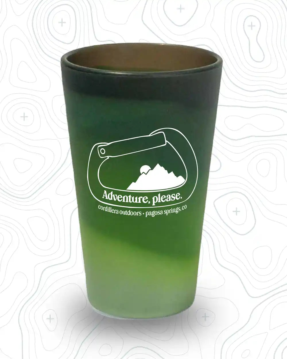 Adventure, Please - Silicone Pint Glass