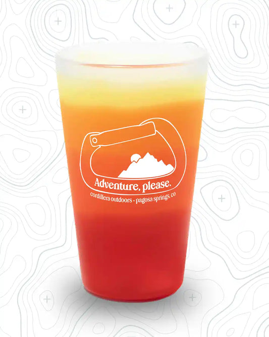 Adventure, Please - Silicone Pint Glass