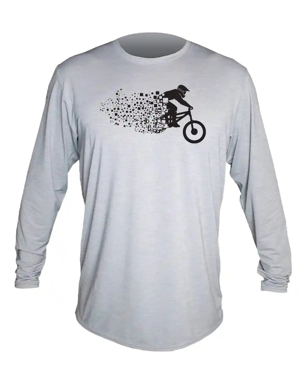 Byte My Dust - Men's Long Sleeve Active Tee UPF 30+