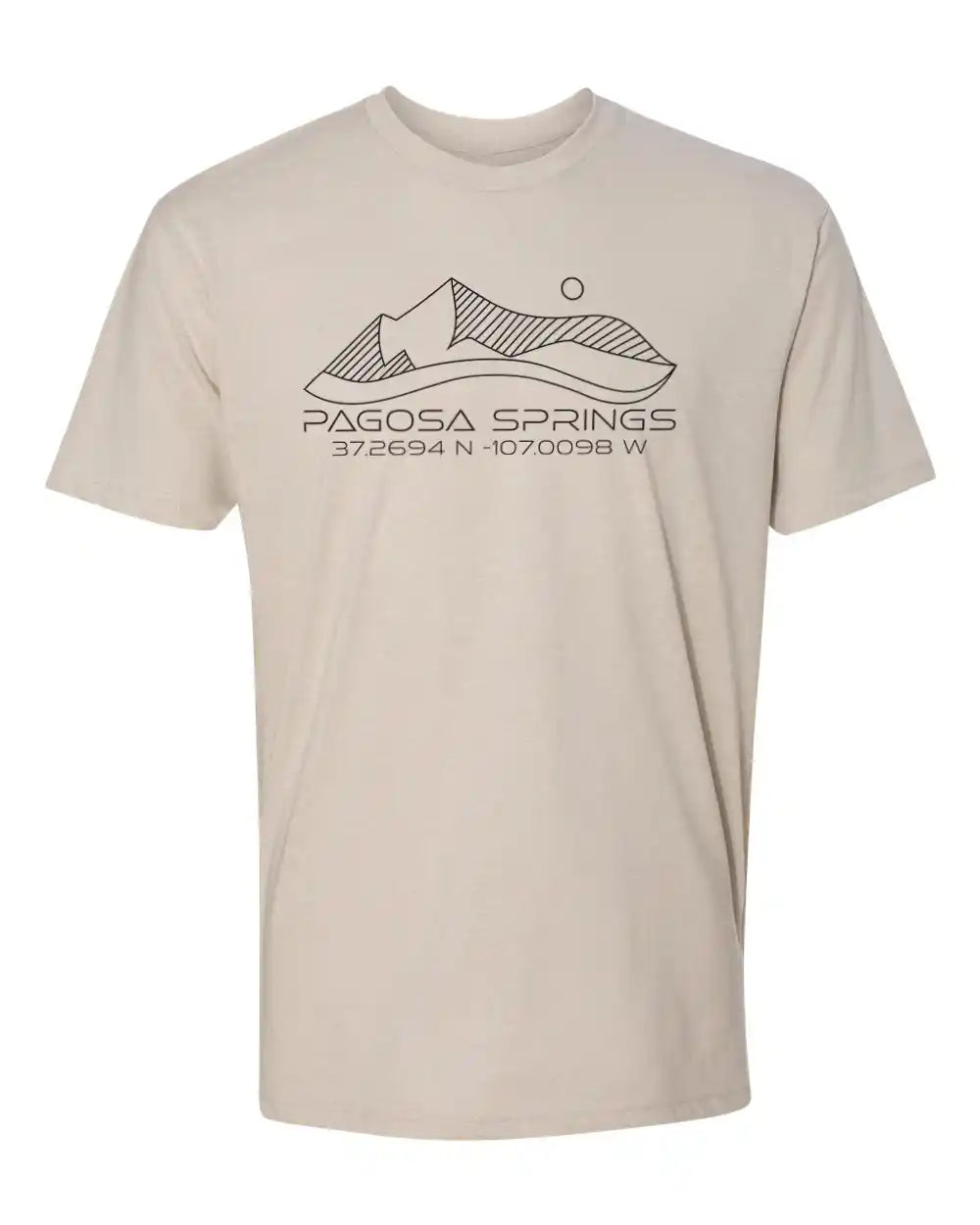 Pagosa Springs Coordinates - Premium Tee