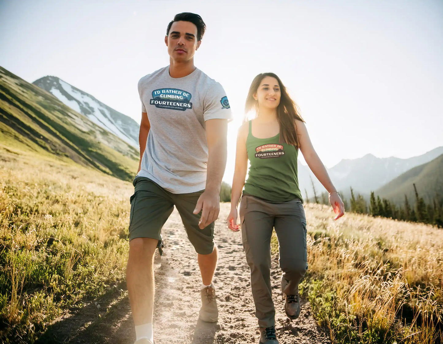 I'd Rather Be Climbing Fourteeners - Women's Racerback Tank Top