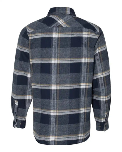 El Nevado Snap Front Long Sleeve Plaid Flannel Shirt