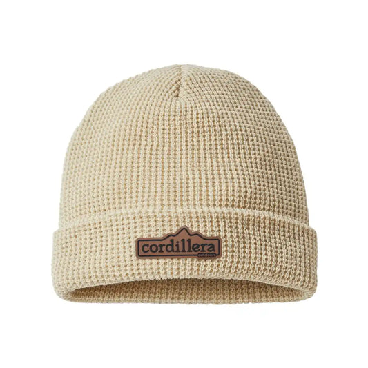 Summit - Waffle Knit Beanie with Cuff