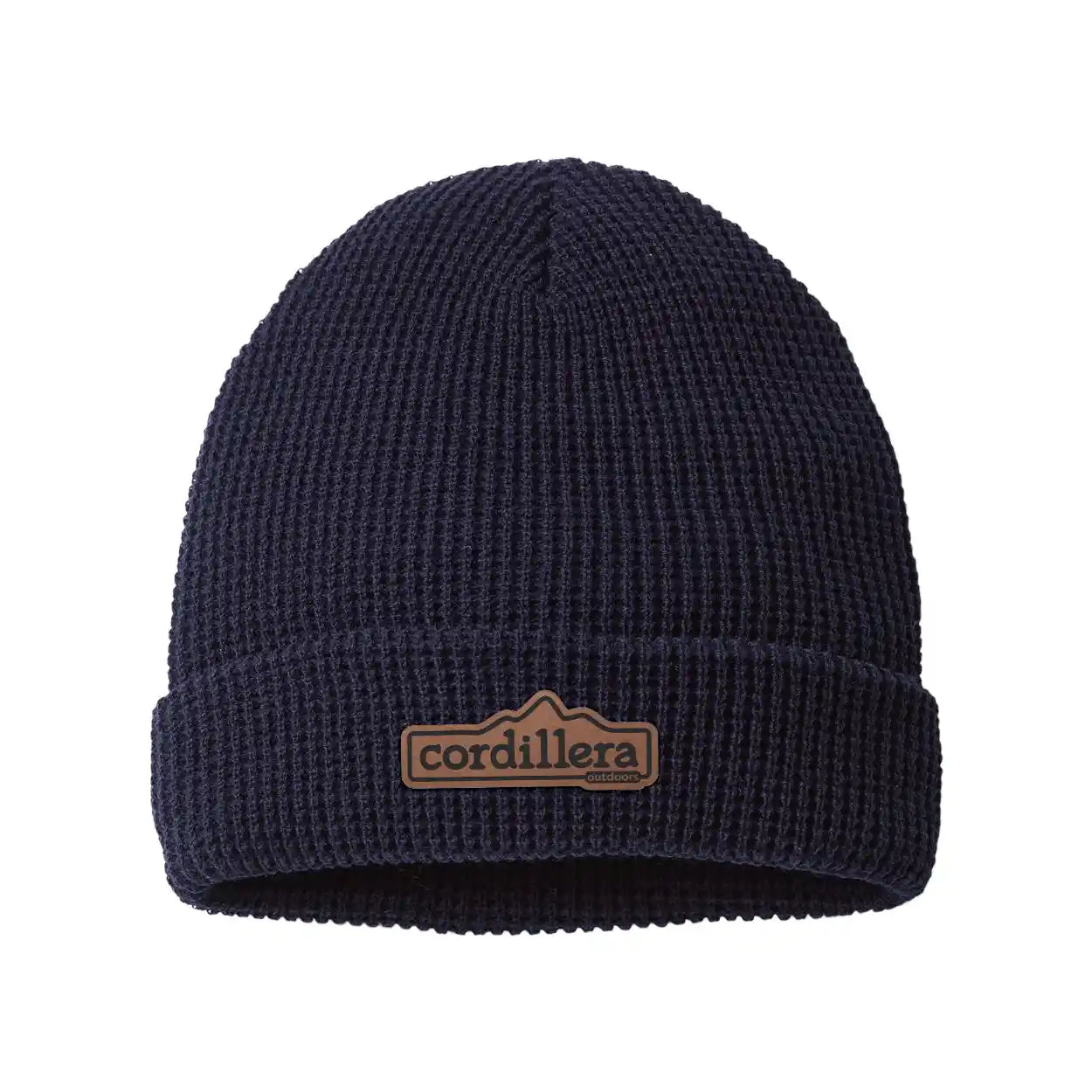 Summit - Waffle Knit Beanie with Cuff