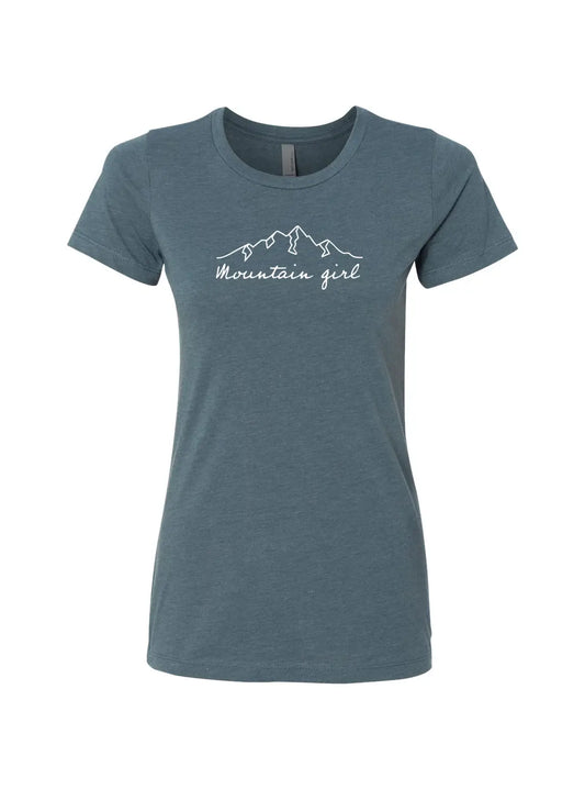 mountain girl premium tee women fit outdoor recreation