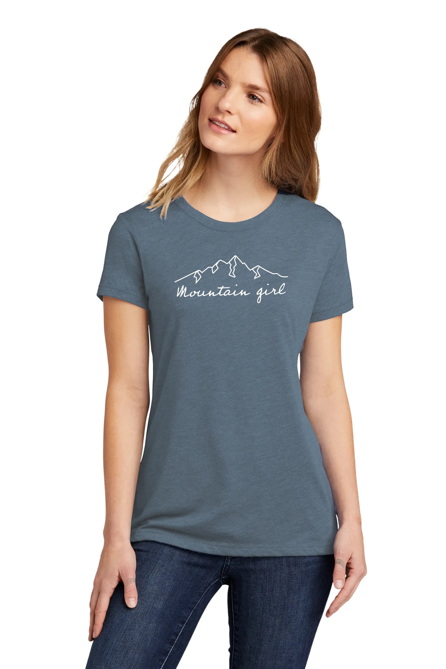 mountain girl premium tee women fit outdoor recreation