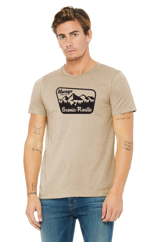 Always Take the Scenic Route Hiking Shirt