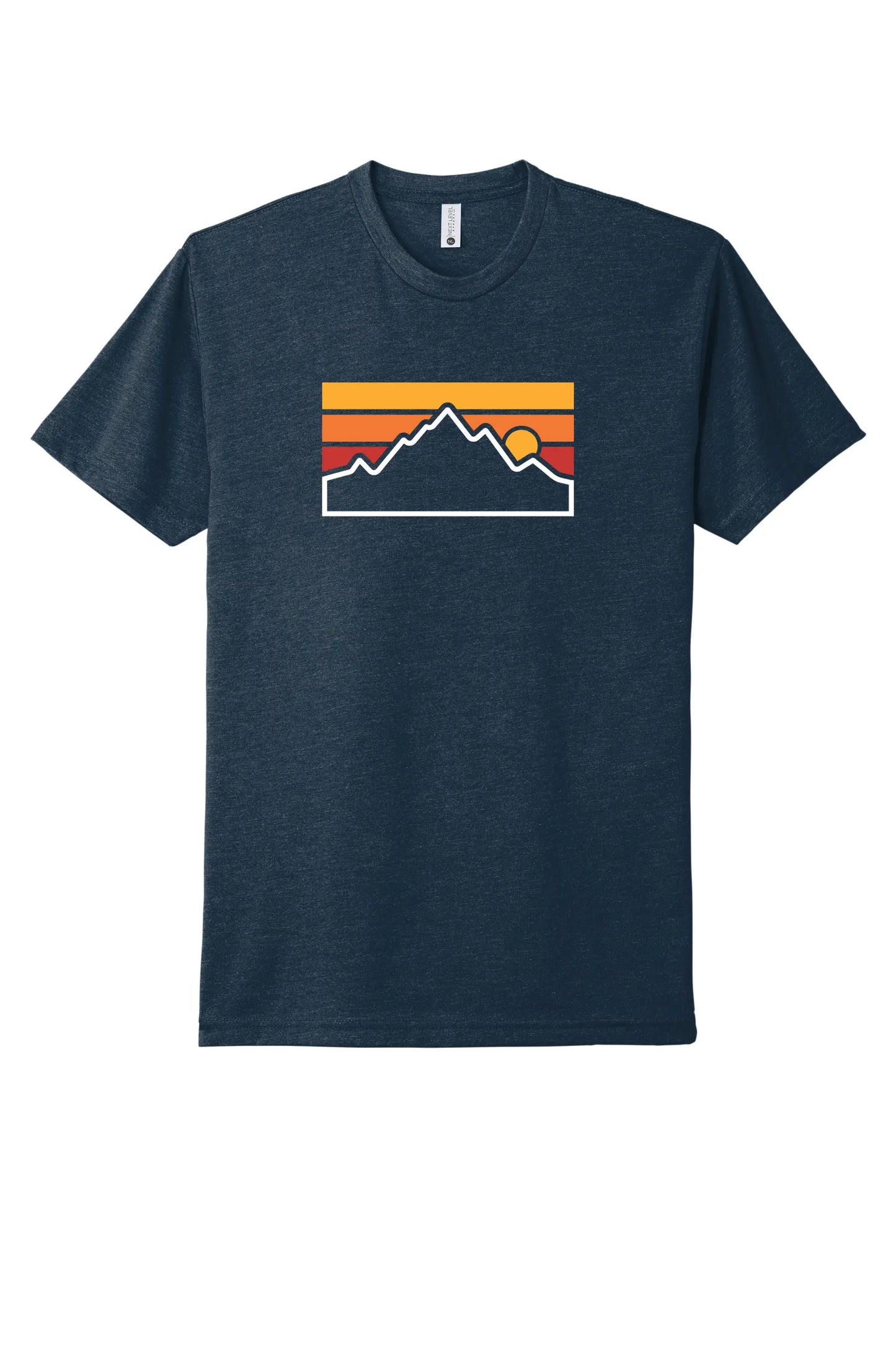 serene mountain premium tee outdoor recreation fashion