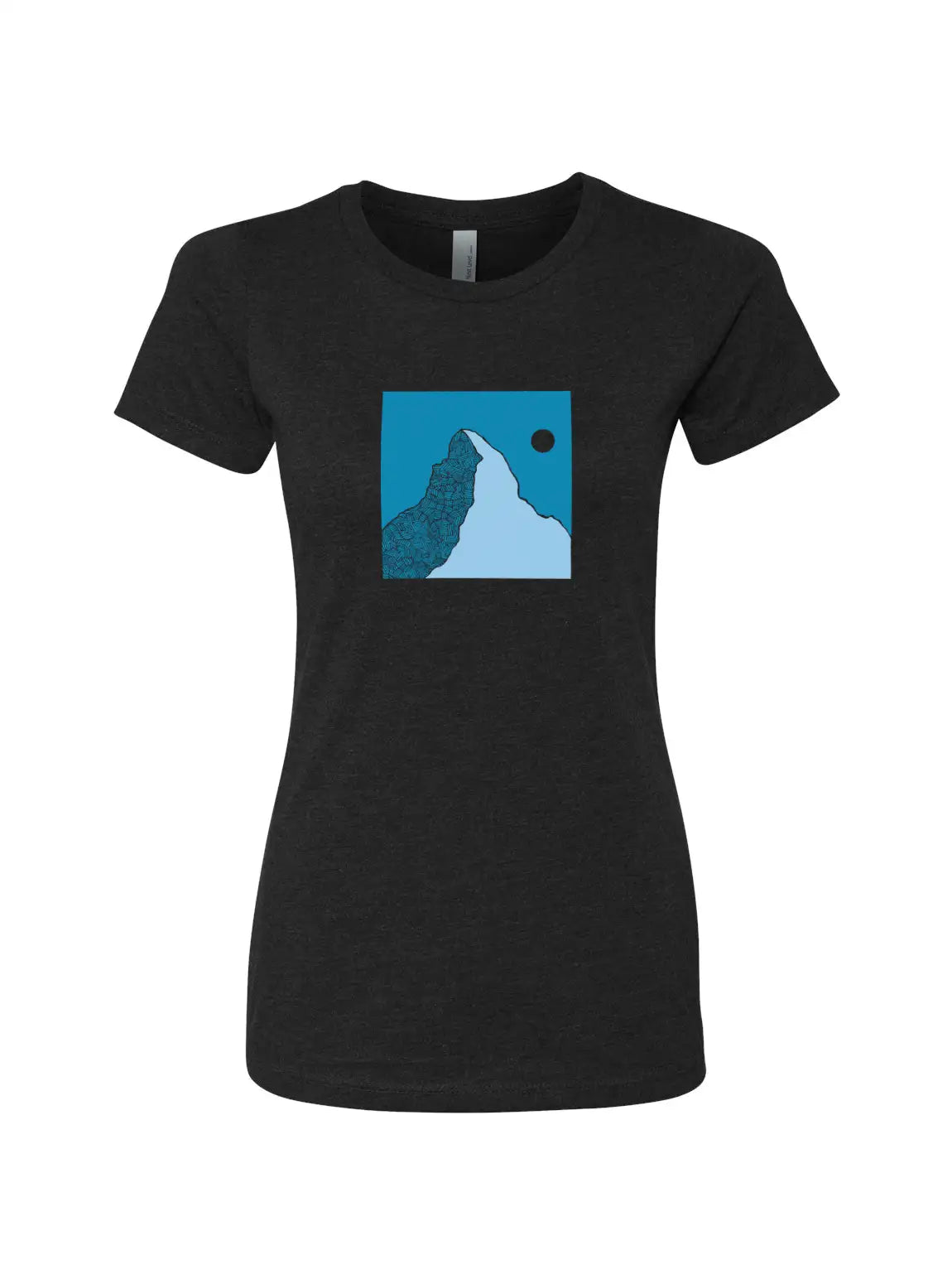 Solo mountain premium tee cotton matterhorn outdoor activities womens