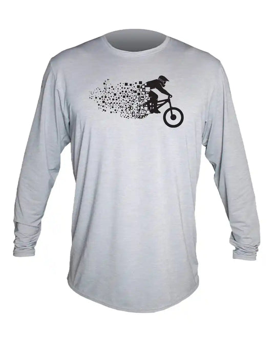 Byte My Dust - Men's Long Sleeve Active Tee UPF 30+