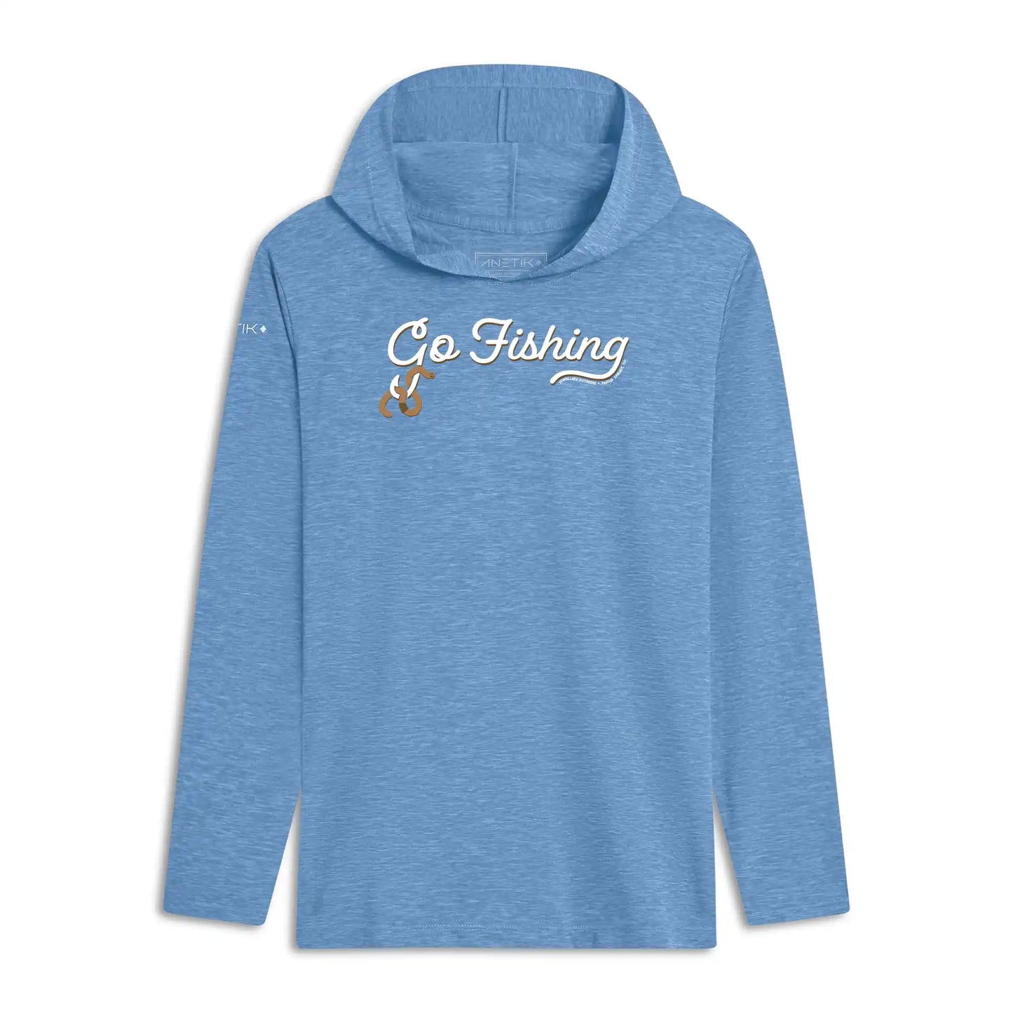 Go Fishing - Youth Long Sleeve Tech Hoodie UPF 30+