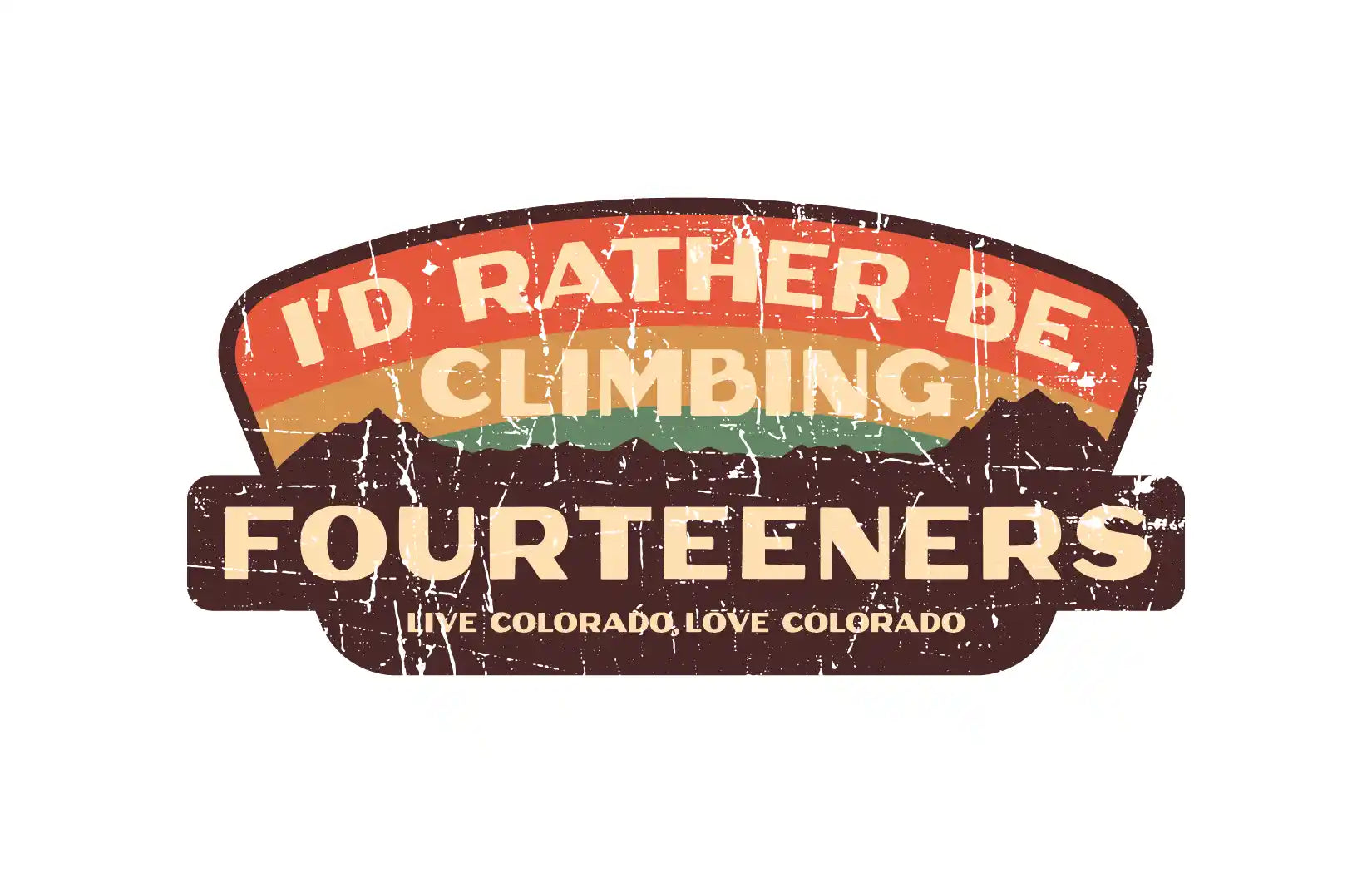 I'd Rather Be Climbing Fourteeners - Women's Racerback Tank Top