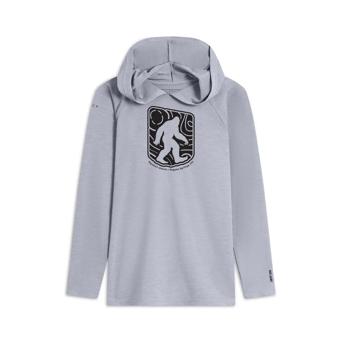 Squatch Watch - Kid's Long Sleeve Tech Hoodie UPF 30+