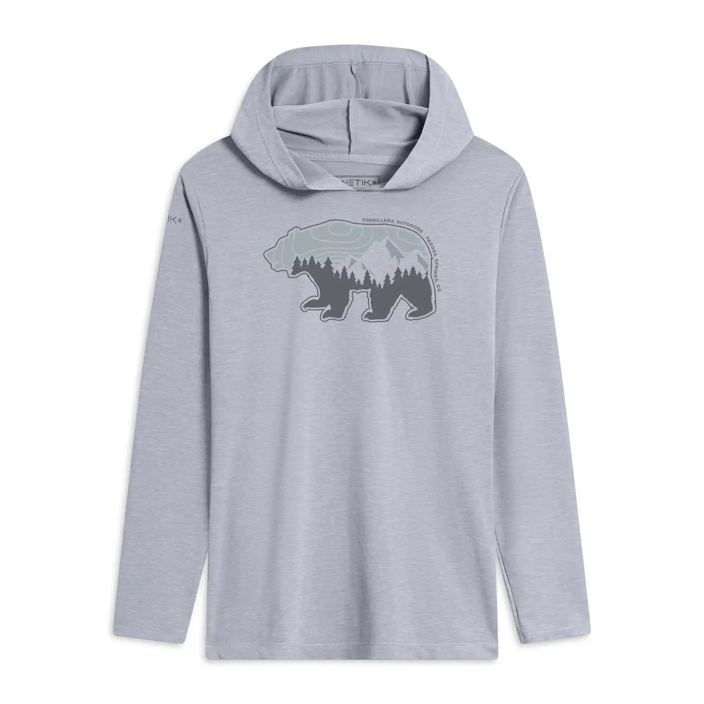 Topo Grizz - Youth Long Sleeve Tech Hoodie UPF 30+