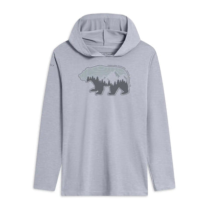 Topo Grizz - Youth Long Sleeve Tech Hoodie UPF 30+
